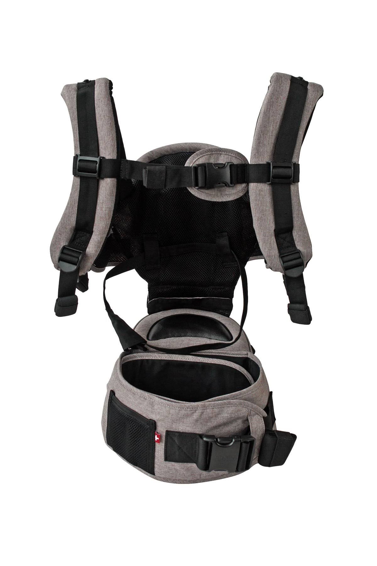 Miamily Hipster Plus 3D Baby Carrier Organic Cotton Grey