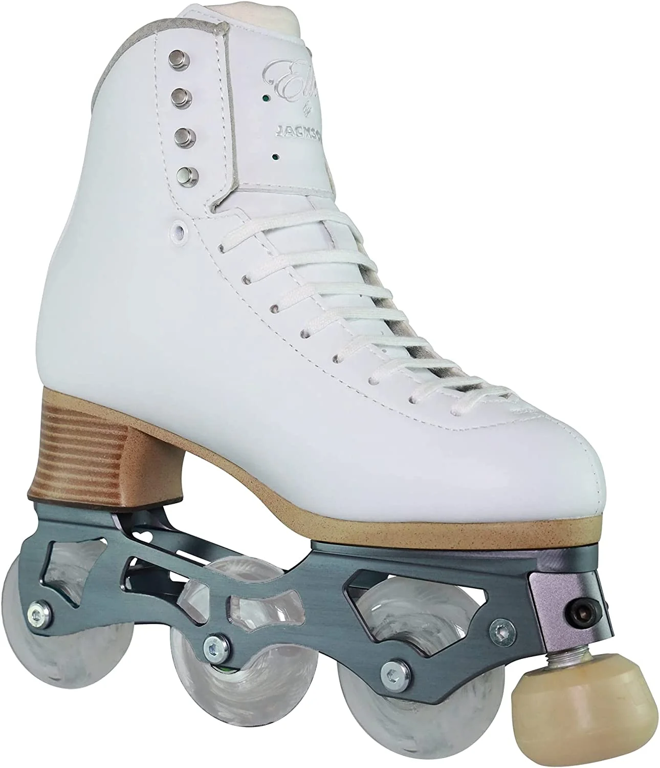 Jackson Atom Inline Roller Skates - Elle Skate Package 800 (Size 8.5, Adult)