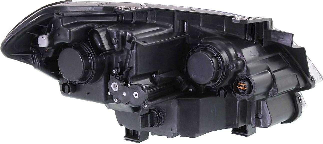 Evan-Fischer Headlight Assembly Compatible with 2012-2013 Kia Soul Halogen with Auto ON/OFF Driver Side
