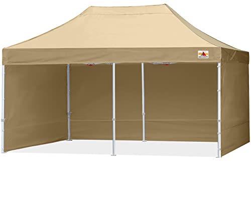 ABCCANOPY Easy Pop Up Canopy Tent with Sidewalls 10x10 Commercial -Series, White