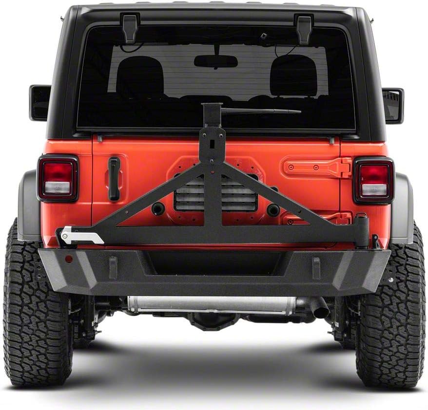 Barricade Extreme HD Rear Bumper with Tire Carrier Compatible with 18-22 Jeep Wrangler JL