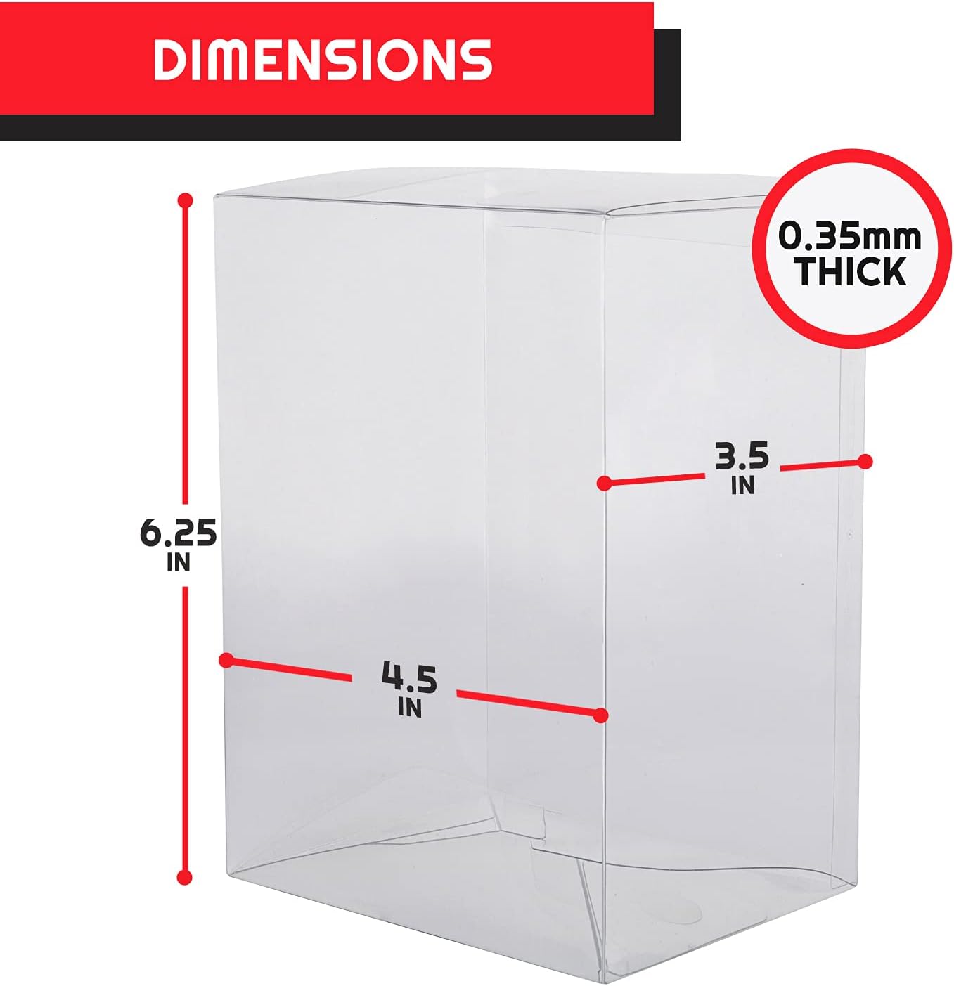 Display Case Protector for 4 Inch Funko Pop (Pack of 80)