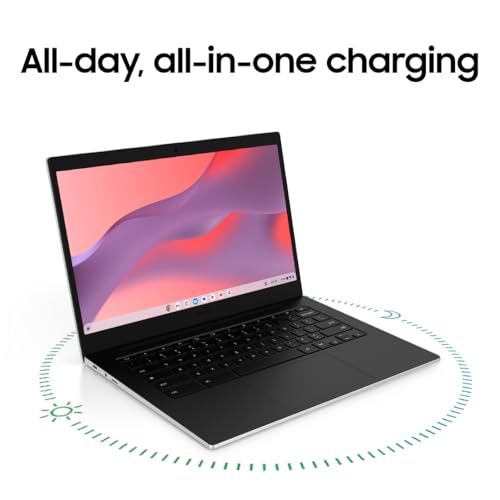 Samsung 14" Galaxy Chromebook Go Laptop PC Computer, Intel Celeron N4500 Processor, 4GB RAM, 64GB Storage, ChromeOS, XE340XDA-KA2US, Student Laptop