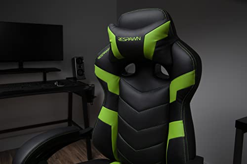 RESPAWN 110 Pro Gaming Chair - Gaming Chair with Footrest, Reclining Gaming Chair, Video Gaming Computer Desk Chair, Adjustable Desk Chair