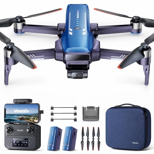 V11PRO Drone with 8K Camera for Adults, 3-Axis Gimbal Drones with 4K/30fps Video, 1/2 CMOS Sensor, 80min Flight Time with 2 Batteries