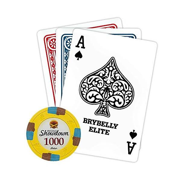 500ct. Showdown 13.5g Poker Chip Set in Hi-Gloss Wooden Carry Case