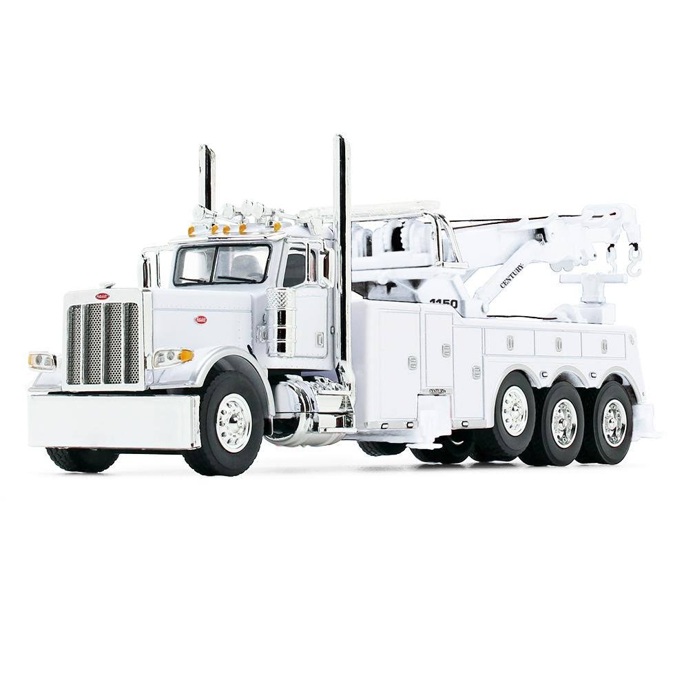 Peterbilt 389 with Century 1150 Rotator Wrecker Tow Truck White 1/64 Diecast Model by DCP/First Gear