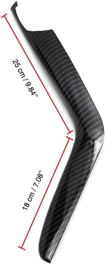 Dreamseek Center Console Automatic Gear Shift Panel Cover for 10th Gen Honda Civic 2016 2017 2018 2019 2020 2021 Sedan Carbon Fiber Style Pack of 2