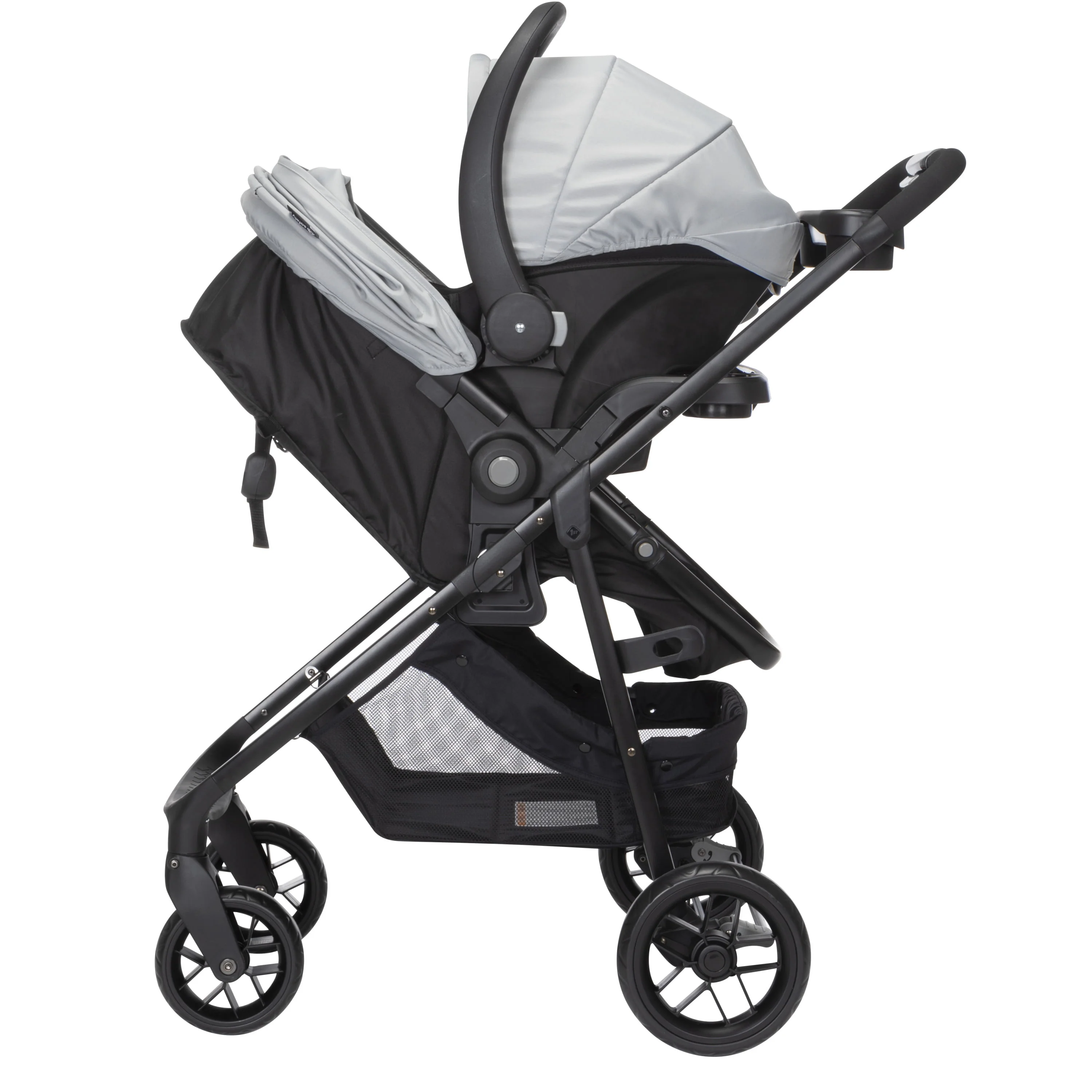 Safety 1st Grow and Go Sprint Modular Travel System Stroller with Rear-Facing Infant Car Seat, Whisper Grey