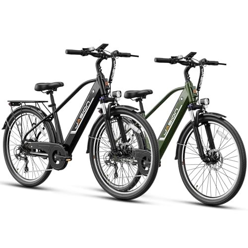 Jasion Roamer Electric Bike for Adults 1200W Peak Motor 528WH Removable Battery,up to 60miles 28MPH City Cruiser Ebike,26'' Commuter E Bike