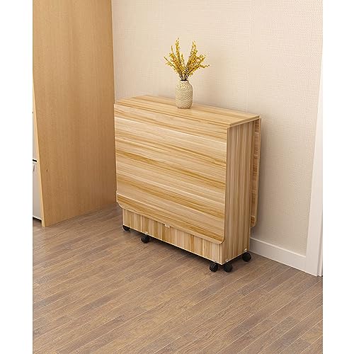 Extendable Dining Table, Folding Kitchen Table, Drop Leaf Dining Table, Wood Extendable Table Dining, Saving Space