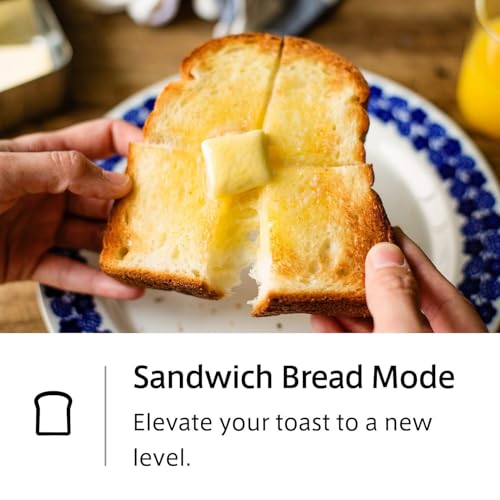 BALMUDA The Toaster | Steam Oven Toaster | 5 Cooking Modes: Sandwich Bread, Artisan Bread, Pizza & Pastry