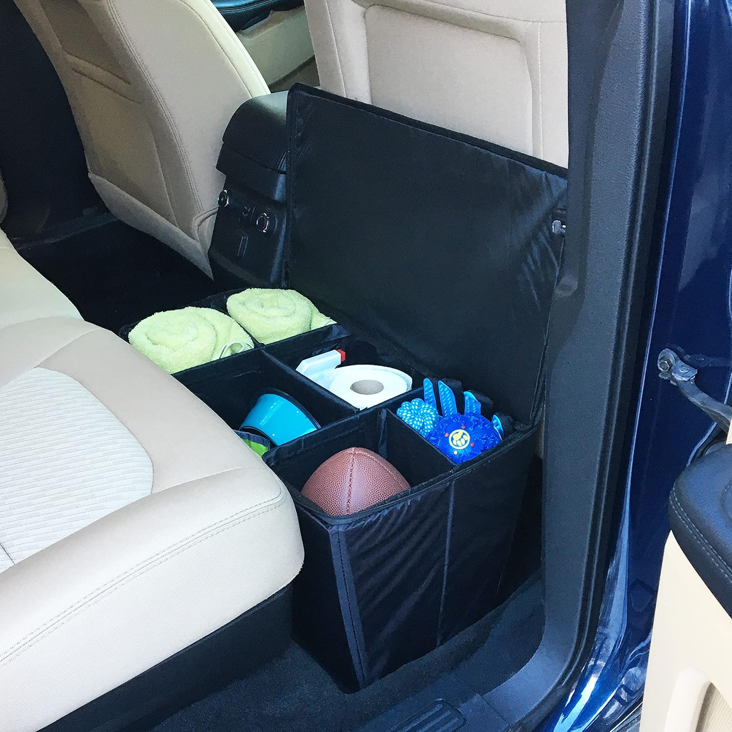 Back Seat Dog Extender and Car Storage Prevents Your Dog from Falling Off The Backseat When Driving