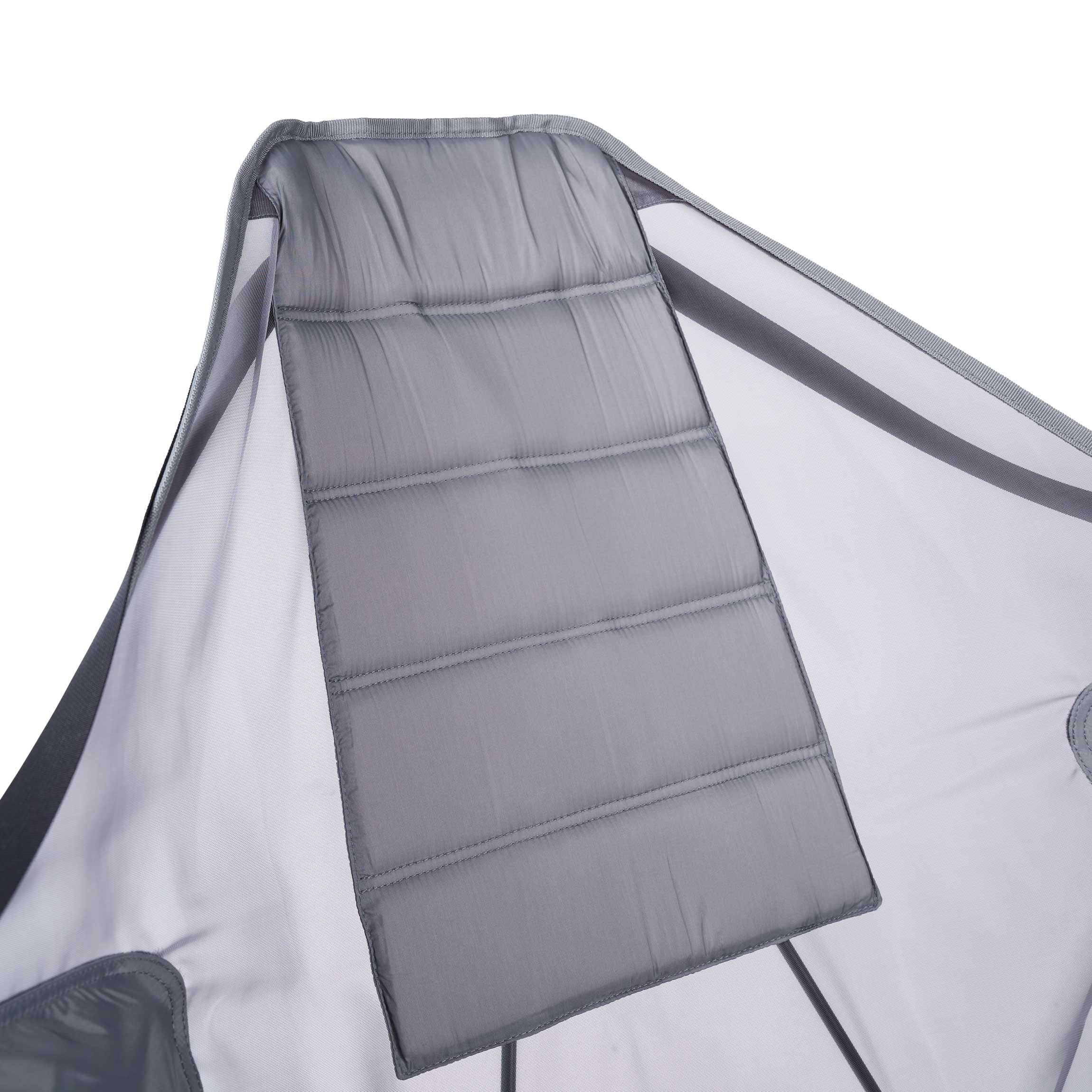 Ozark Trail Reclining Mesh Hammock Chair, Gray, Made with Polyester