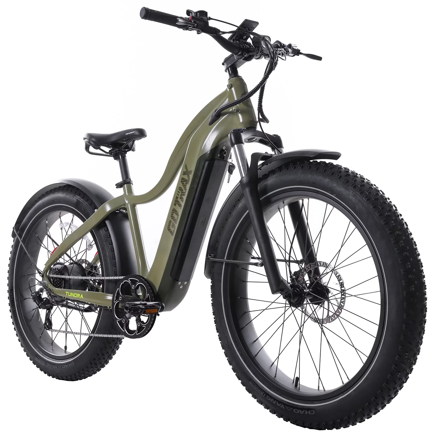 GOTRAX Tundra Electric Bike for Adults, 750W 48V 26 x 4 Fat Tire Adult Dirt Electric Bicycle, 20MPH All Terrain Electric Mountain Bike, Step over
