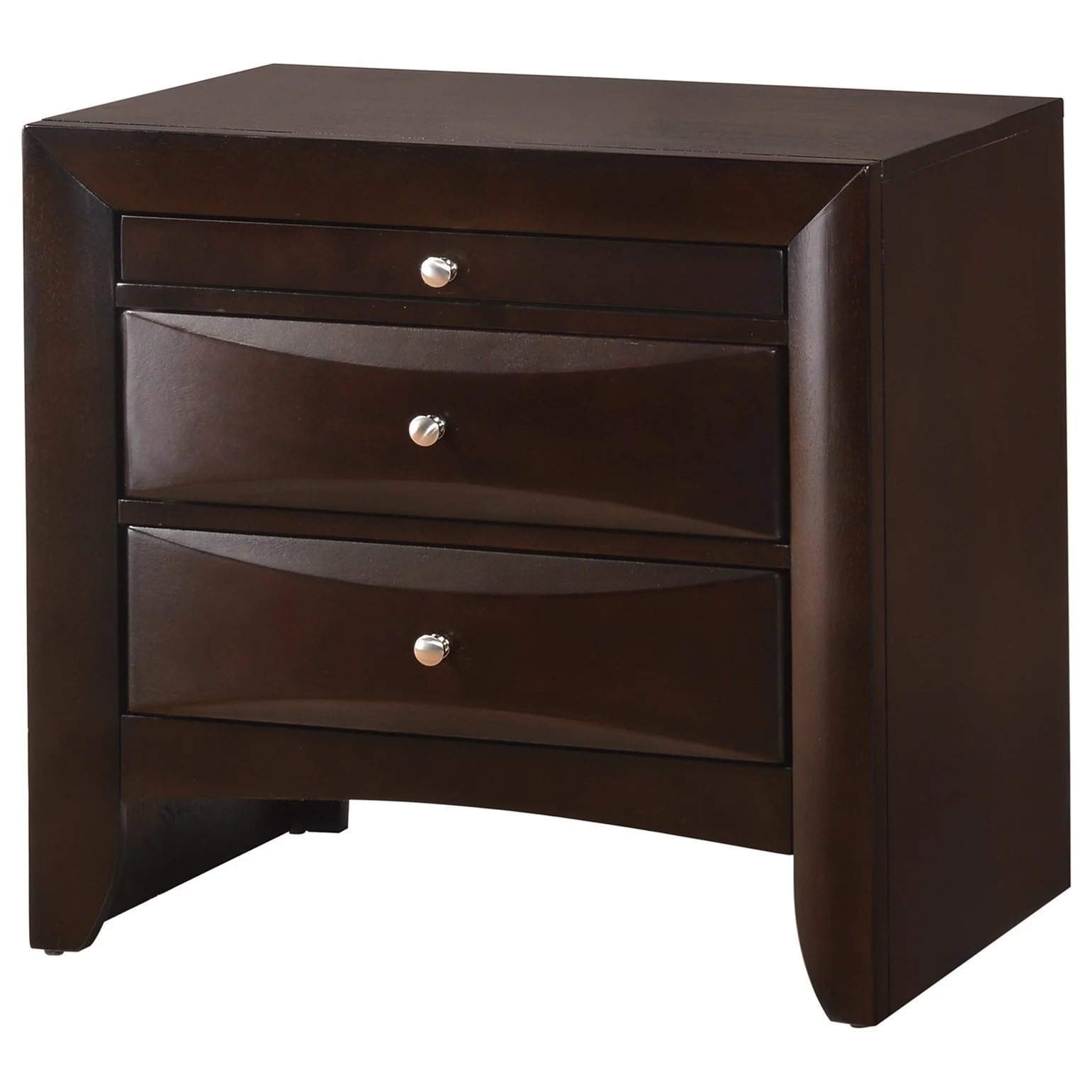 Contemporary Queen Size 6pc Captains Bed Set Storage Drawers Cherry Finish Solid Wood Master Bedroom Furniture