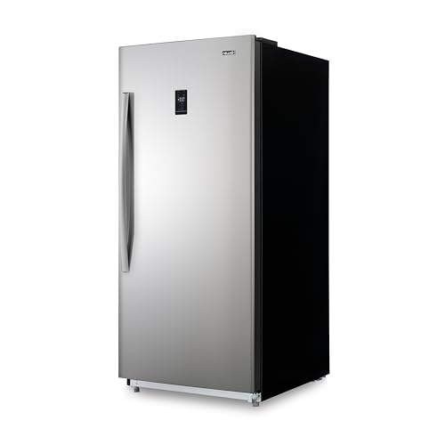 Newair 13.8 cu. ft. Upright Freezer, Fridge Freezer Convertible, Garage Ready Refrigerator, Frost Free Freezer with Door Alarm, Stand up Deep Freezer
