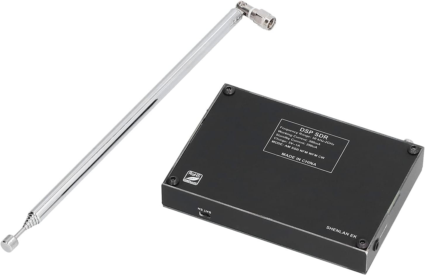 SDR Radio Receiver, Transmit Cat, IQ And Audio, 3.5inch IPS Display With Touch Screen, Support AM, SSB, NFM, WFM, CW Demodulation.