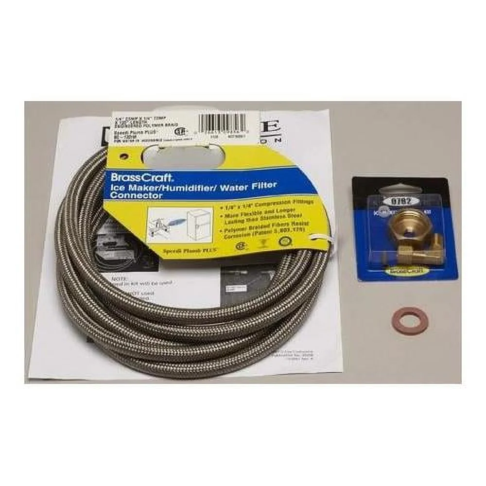 U-Line Braided Water Supply Line Kit (80-54674-00)