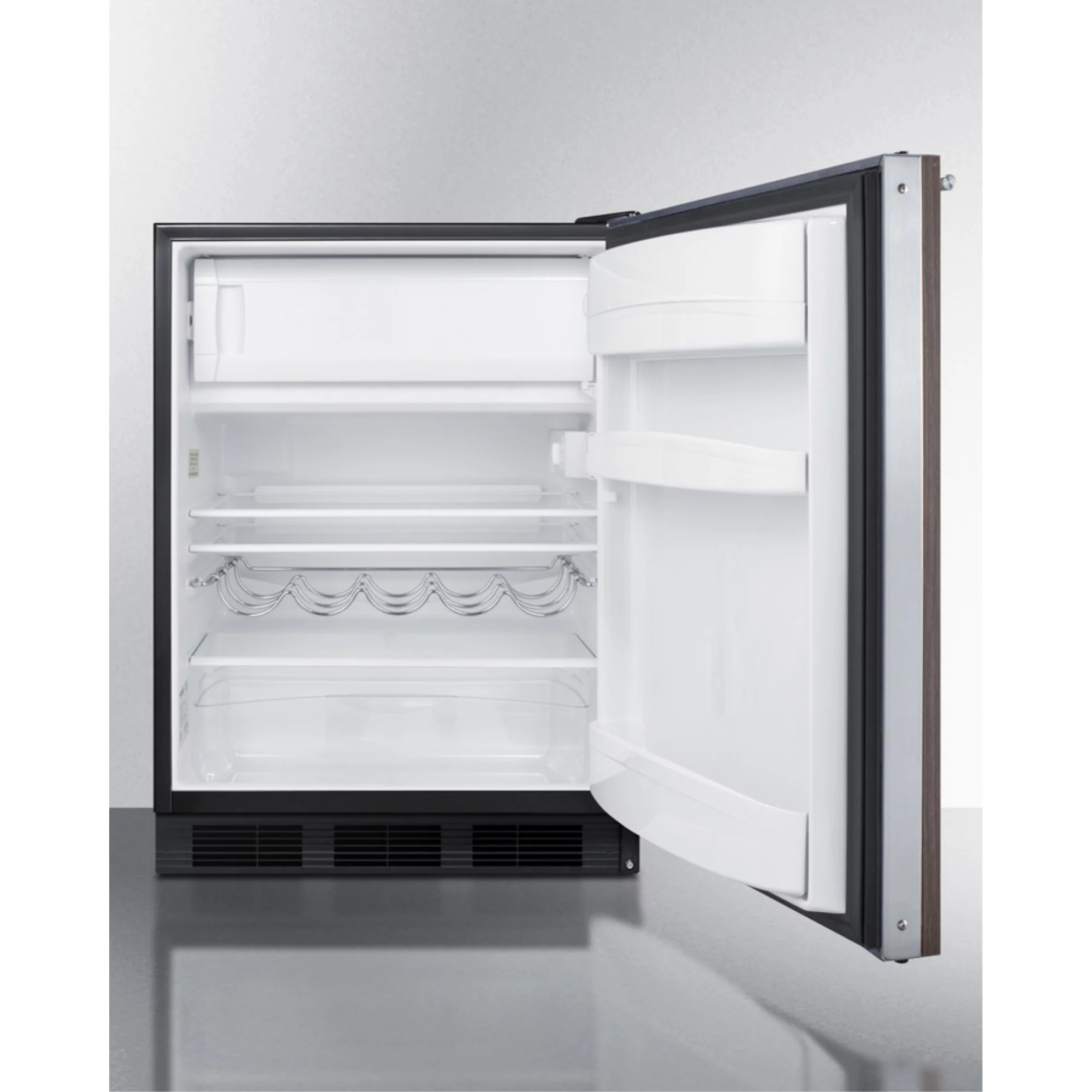 ADA compliant built-in undercounter refrigerator-freezer for residential use