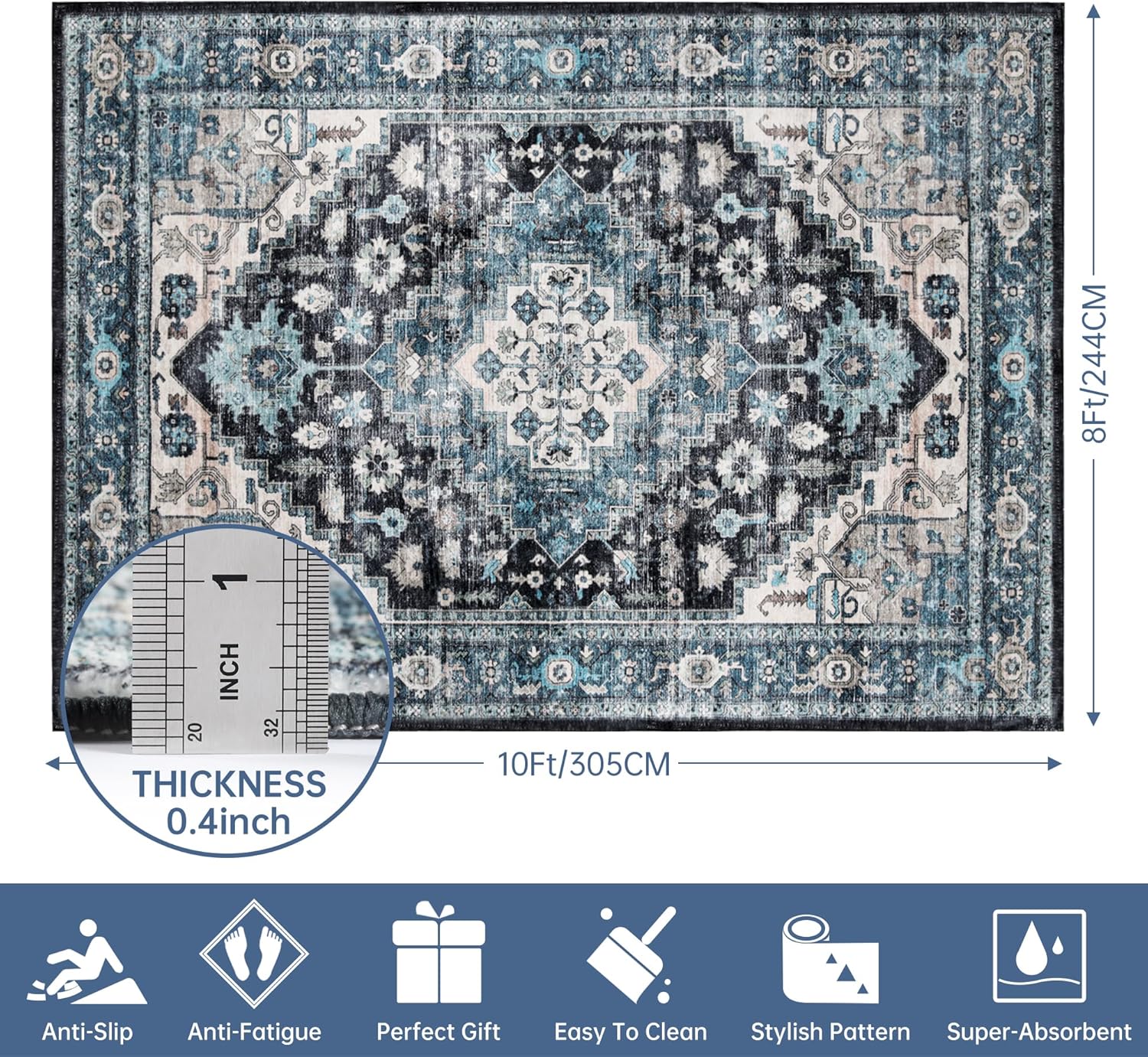 8x10 Area Rugs for Living Room