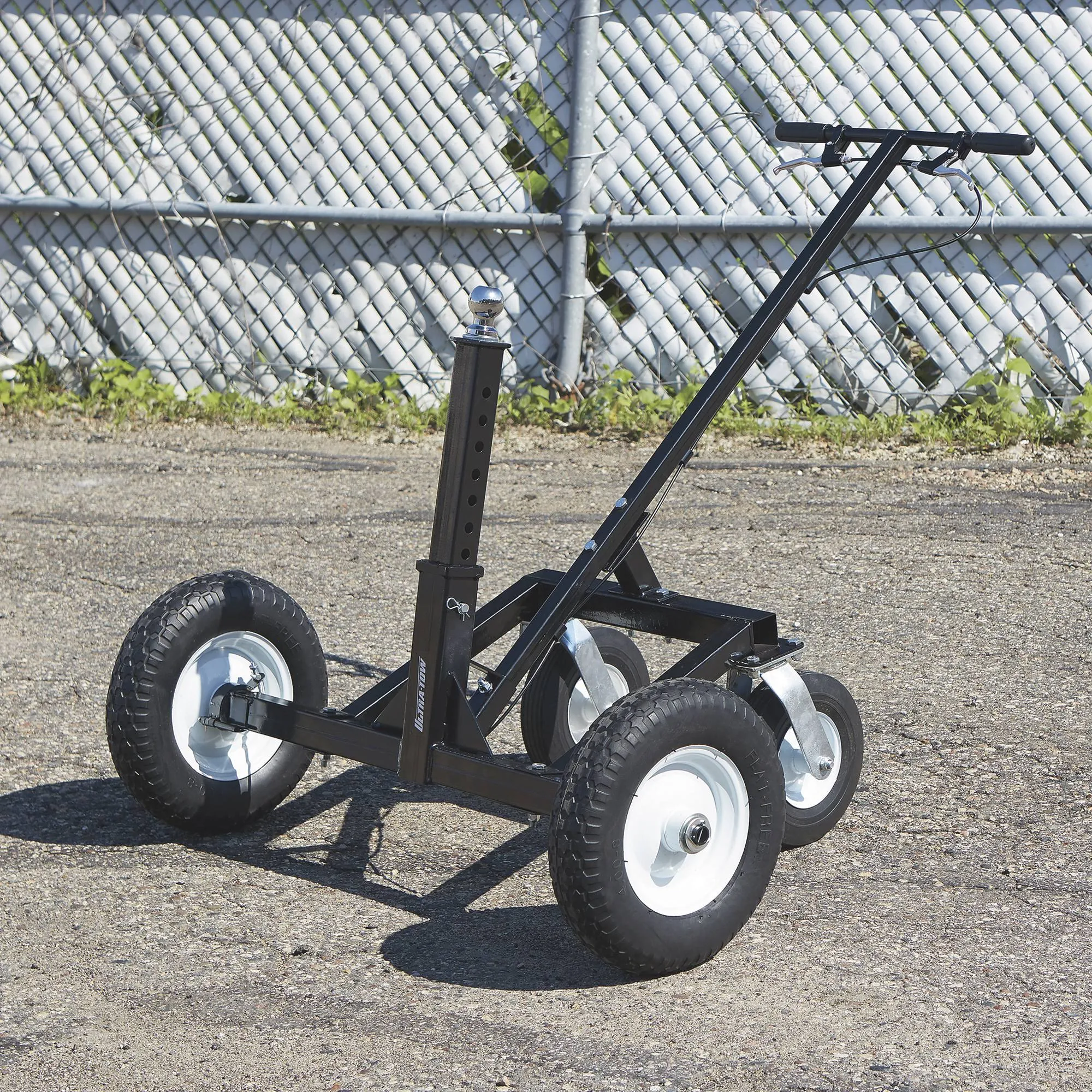 Ultra-Tow Heavy-Duty Adjustable Trailer Dolly with Brake - 1200-Lb. Capacity