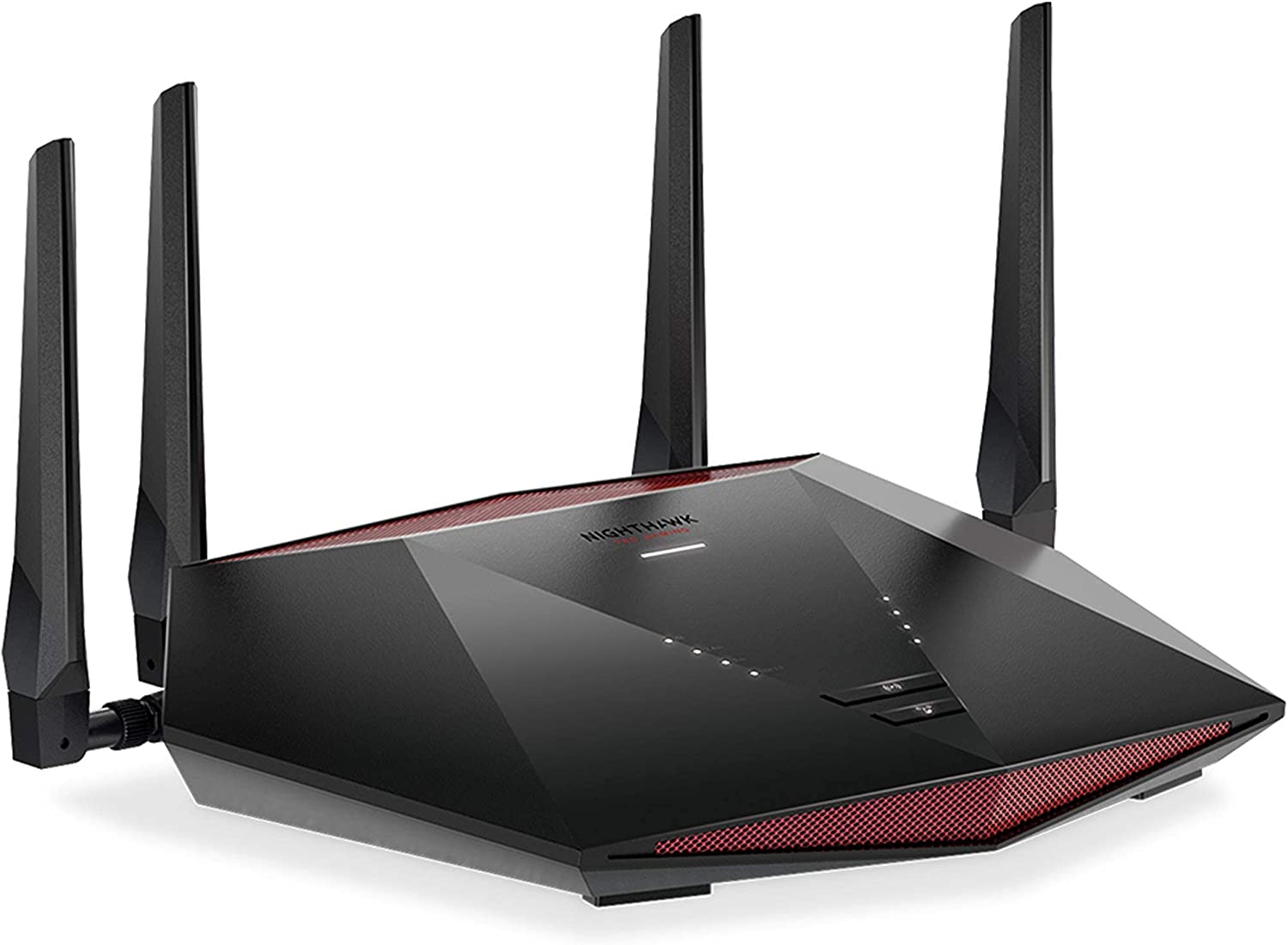 Restored NETGEAR Nighthawk Pro Gaming 6-Stream WiFi 6 Router Wireless Speed (up to 5.4Gbps) DumaOS 3.0 Optimizes4 x 1G Ethernet and 1 x 3.0 USB Ports