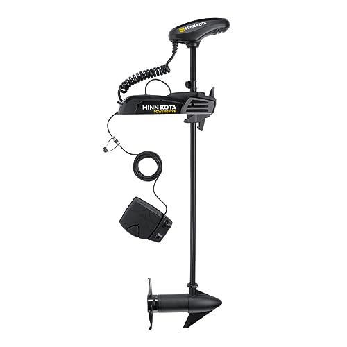 Minn Kota Pontoon Bow-Mount Electric Trolling Motor with PowerDrive Foot Pedal, 70 Lb. Thrust, 48 in. Shaft, Freshwater