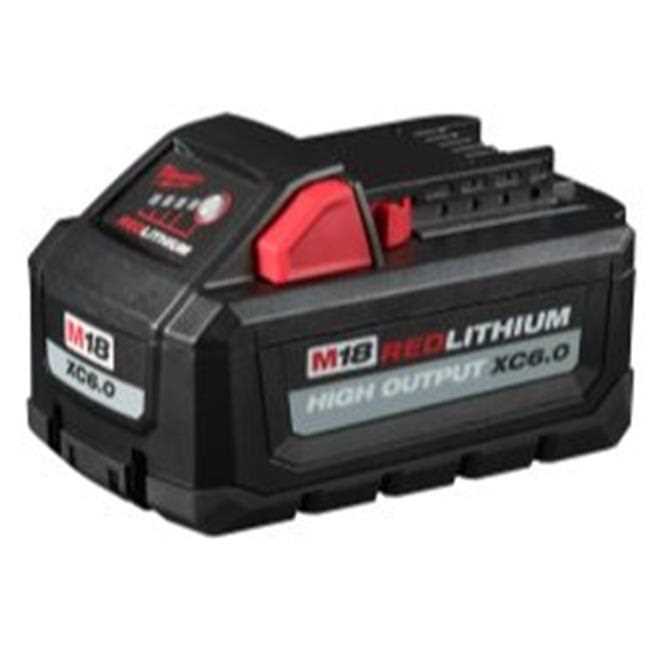 Milwaukee 48-11-1862 M18 XC6.0 Battery 2-Pack w/ FREE 2848-20 M18 Tire Inflator - Sports Supplies Online Store