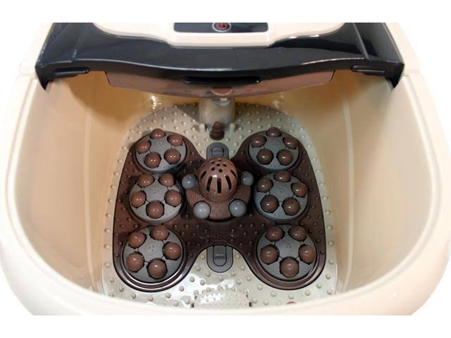 Foot Spa Bath Massager with Motorized Rollers