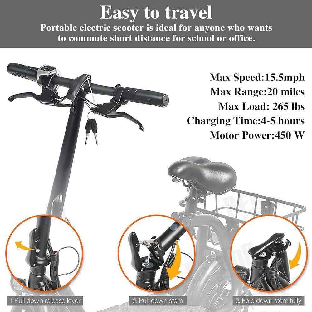 SEHOMY Electric Scooter Adults with Seat Portable Scooters for Adults 15.5mph Lightweight - Sports Supplies Online Store