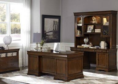 Liberty Furniture Chateau Valley Bunching Bookcase in Brown Cherry 901-HO201