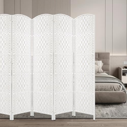 Room Divider, Room Dividers and Folding Privacy Screens, 16in Privacy Screen, 6 Panel Temporary Wall Partitions, 6ft Space Separation Panel Screen