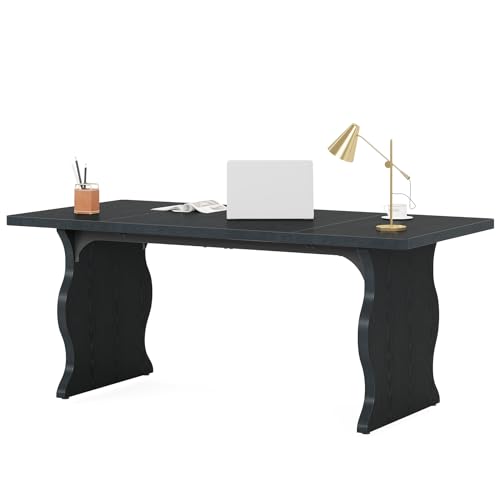 Tribesigns 63" Large Executive Desk for Home Office, Spacious Computer Desk with Ample Leg Room