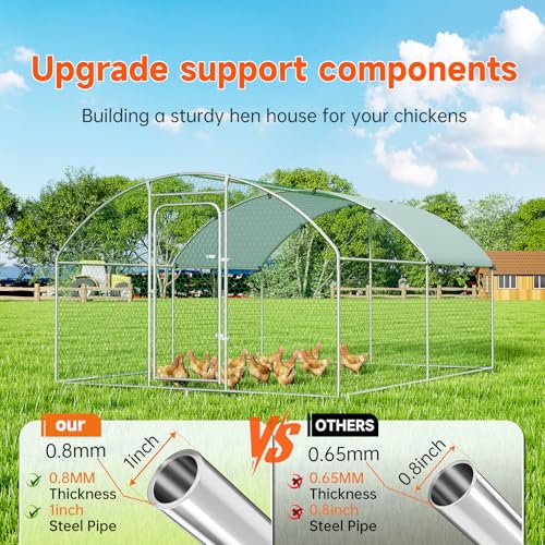 Large Metal Chicken Coop