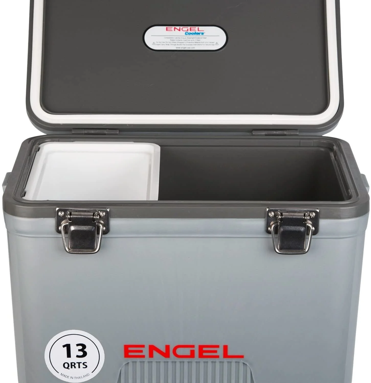 ENGEL 13 Quart 18 Can Leak Proof Odor Resistant Insulated Cooler Drybox, Seafoam