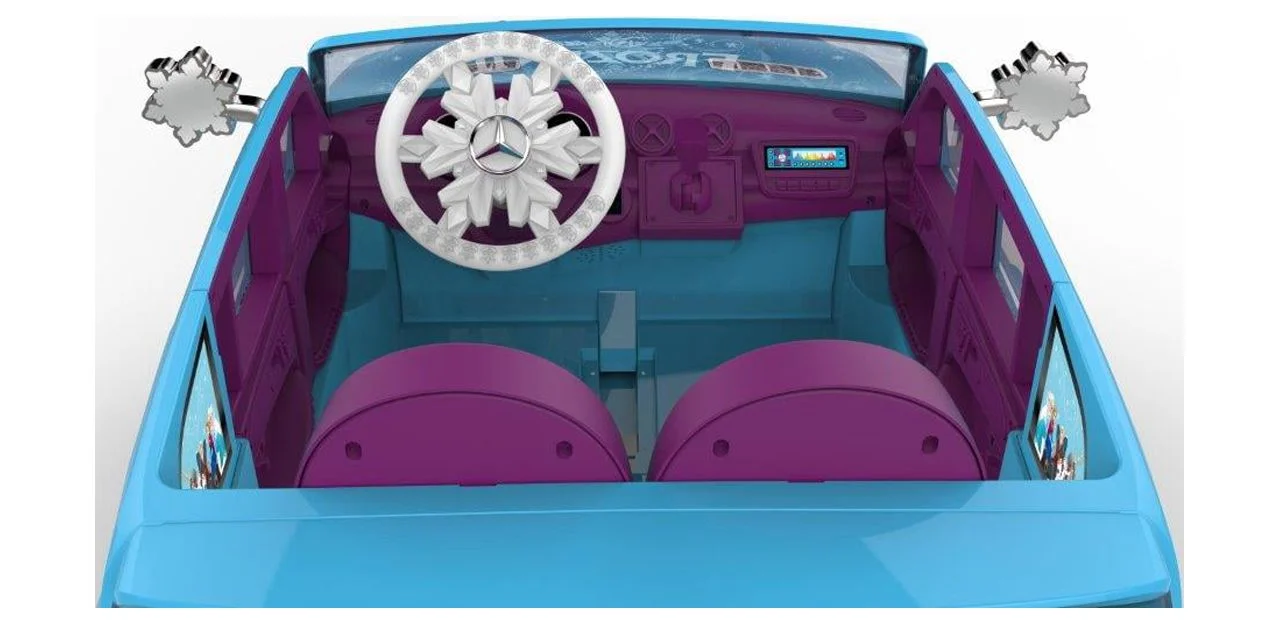 12 Volt Frozen Mercedes GLS-320 Battery Powered Ride-On for Girls Ages 3 and up