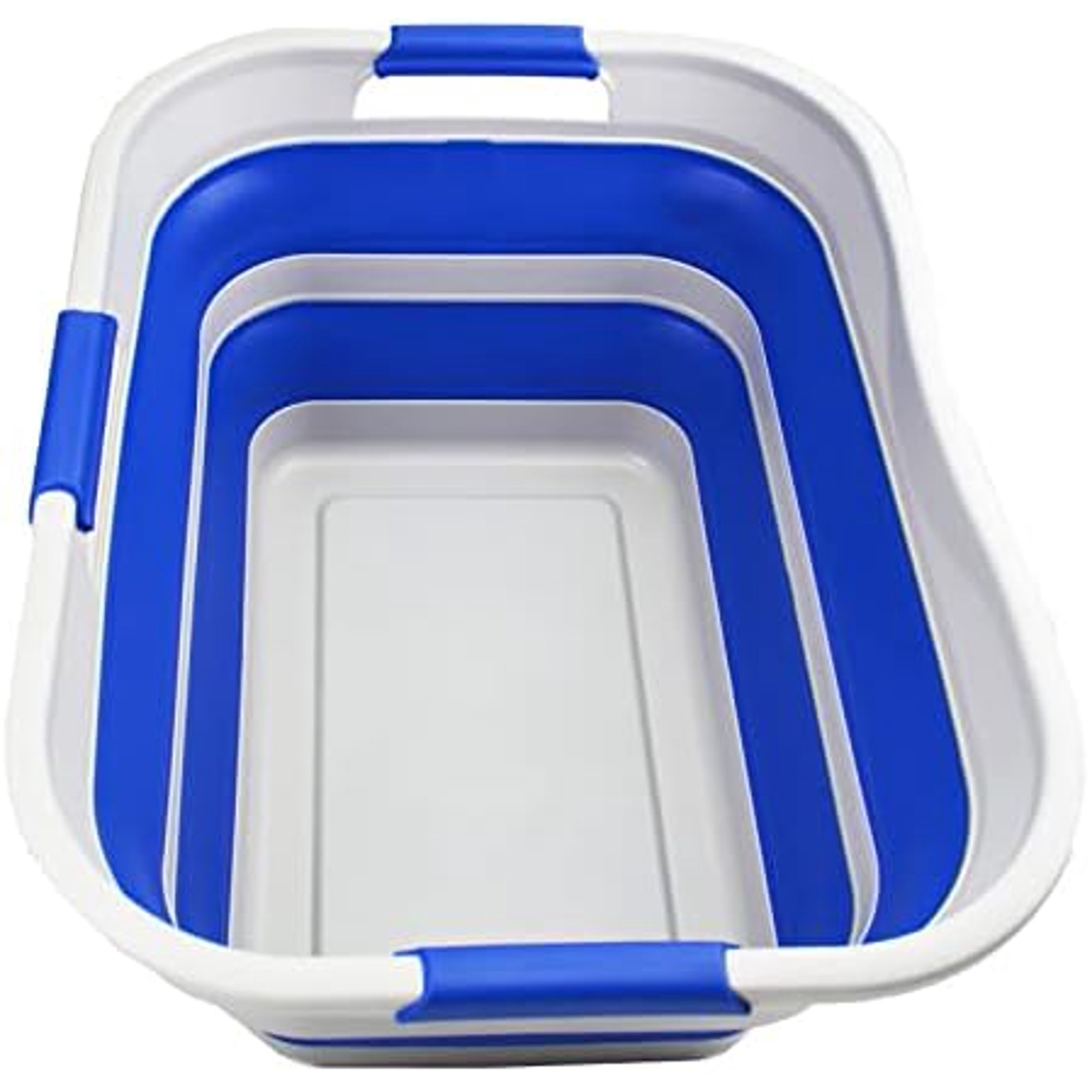 30L(8 gallon) Collapsible Plastic Laundry Basket - Foldable Pop Up Storage Container/Organizer - Space Saving Hamper/Basket