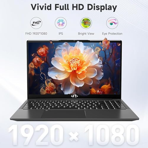 NIMO 15.6" IPS FHD-Business-Laptop, Intel 6 Core i3-1215U 8GB RAM 256GB SSD (Beat i5-1135G7