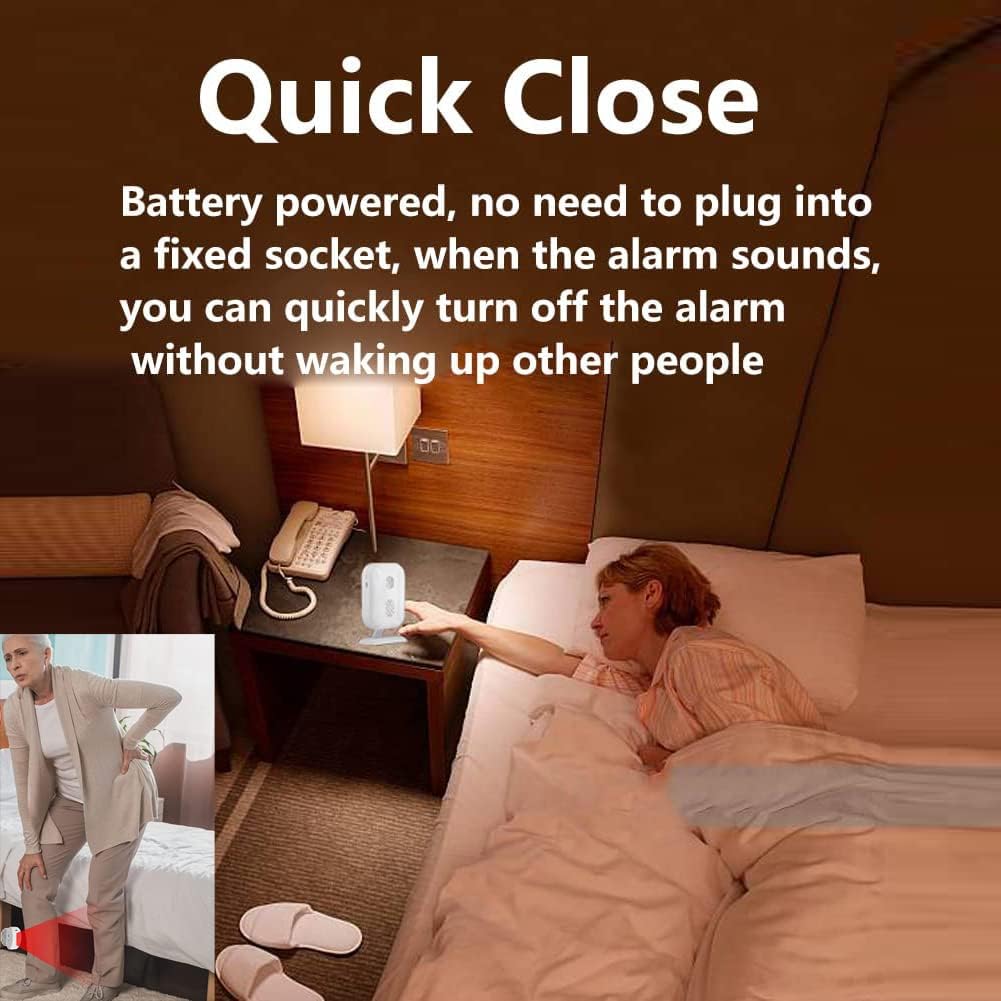 YisTech Room Bed Alarm and Fall Prevention for Dementia Patients/Elderly/Kids Safety