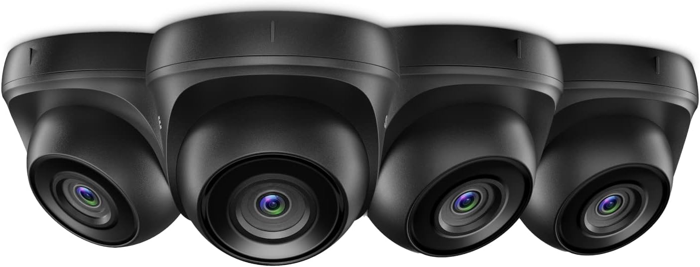 SANNCE Home Wired Security Camera System, 1080P 8CH CCTV DVR with 8X1920TVL IP66 Weatherproof Surveillance Cameras with 100 ft Night Vision