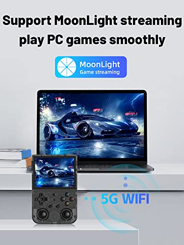 RG353V Retro Video Handheld Game Console 3.5" IPS Screen Android 11 and Linux System RK3566 64bit Game Player 64G TF Card Built-in 4450 Classic Games