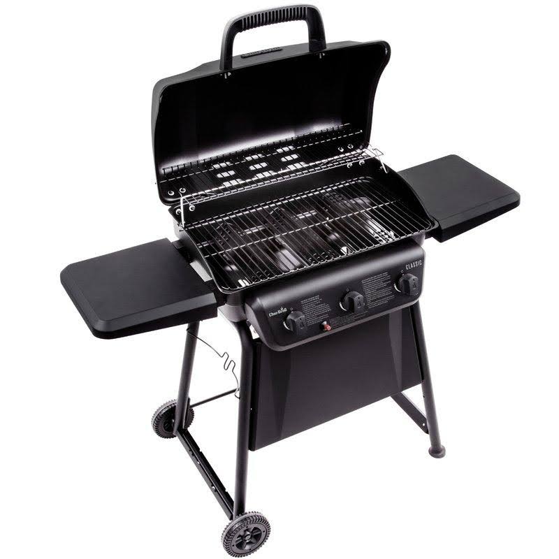 Dyna-Glo 3-Burner Open Cart Propane Gas Grill in Black