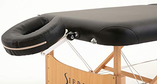 Sierra Comfort Preferred Portable Massage Table (Black), SC-501A