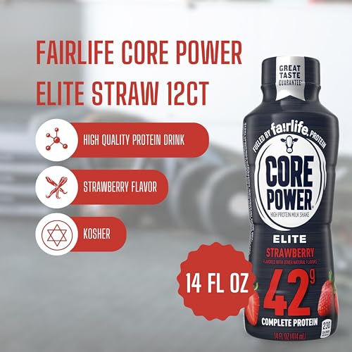 Worldwide Nutrition Bundle: Fairlife Core Power Elite 42g High Protein Milk Shake - Kosher, Chocolate Protein Shake for Workout Recovery