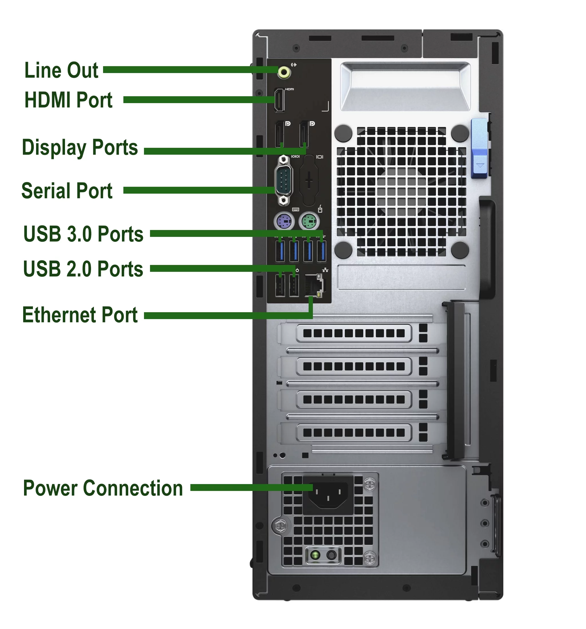 Restored Dell 7050 Desktop Tower Computer PC Intel Core i57500 7th Gen. 3.40GHz Processor 8GB RAM 500GB HDD
