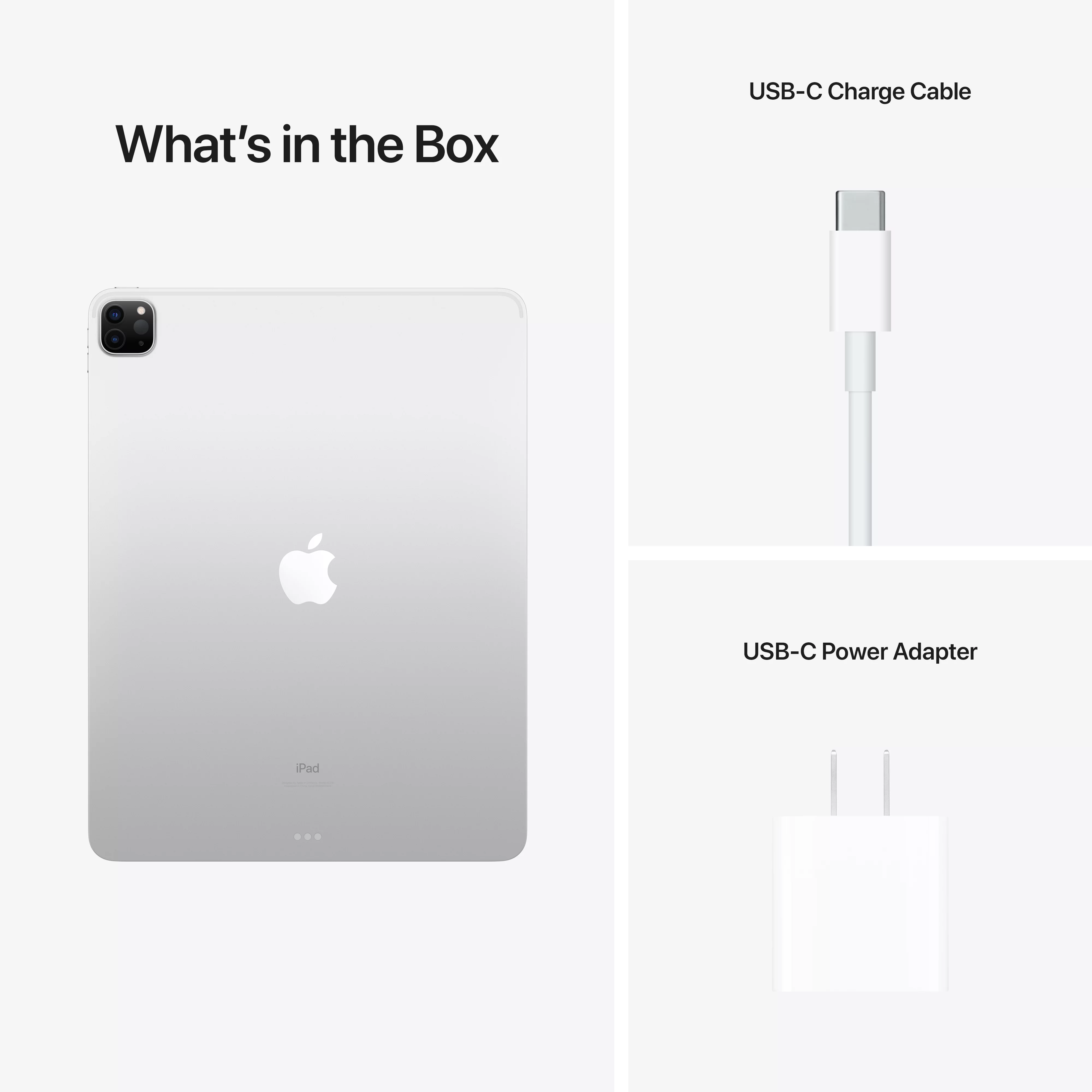 2021 Apple 12.9-inch iPad Pro Wi-Fi 1TB - Silver (5th Generation) - Curated Treasures Market