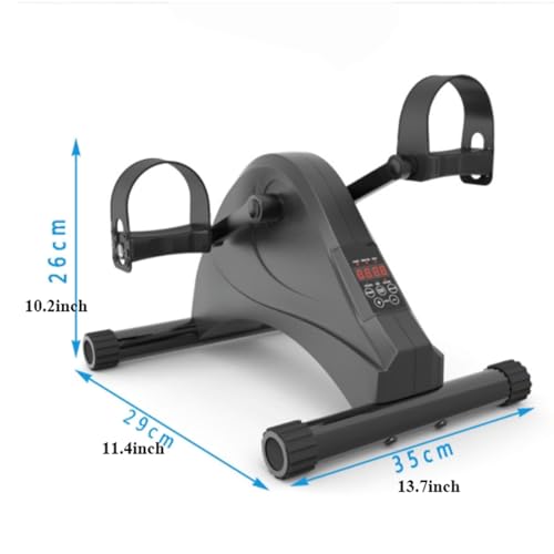 Pedal Exerciser for Seniors, Under Desk Elliptical Machine for Home Office, Household elderly fitness rehabilitation bicycle
