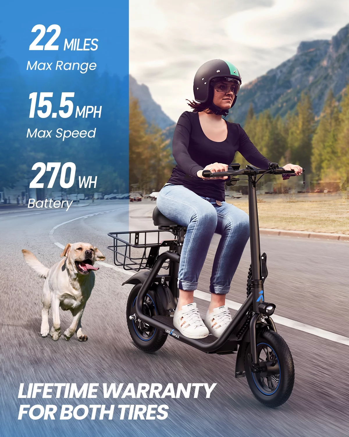 Mihover 450W 36V Foldable Electric Scooters Bike