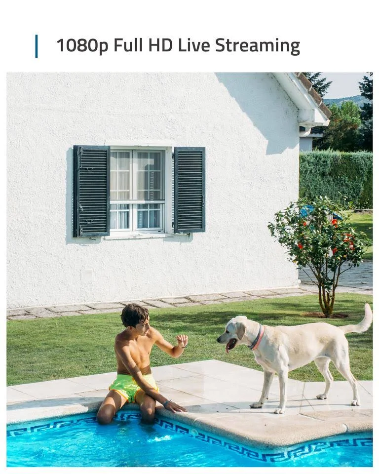 Eufy Security eufyCam 2 Wireless Home Security Camera System, 365-Day Battery Life, HomeKit Compatibility, HD 1080p, IP67 Weathe